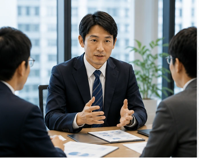 外国人材受け入れ支援の相談イメージ
